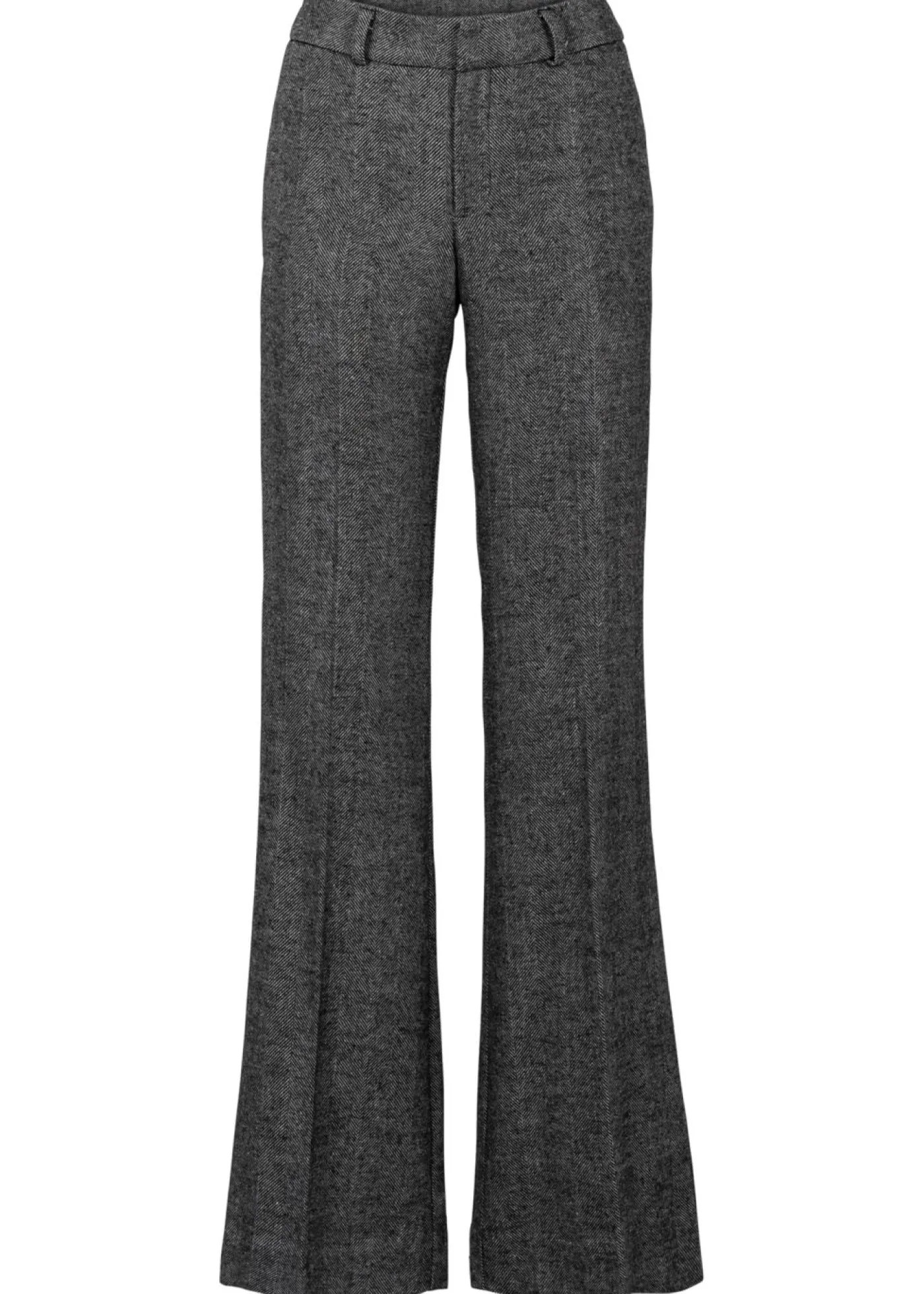 bonprix bonprix Pantalón de pierna ancha gris/negro moteado New