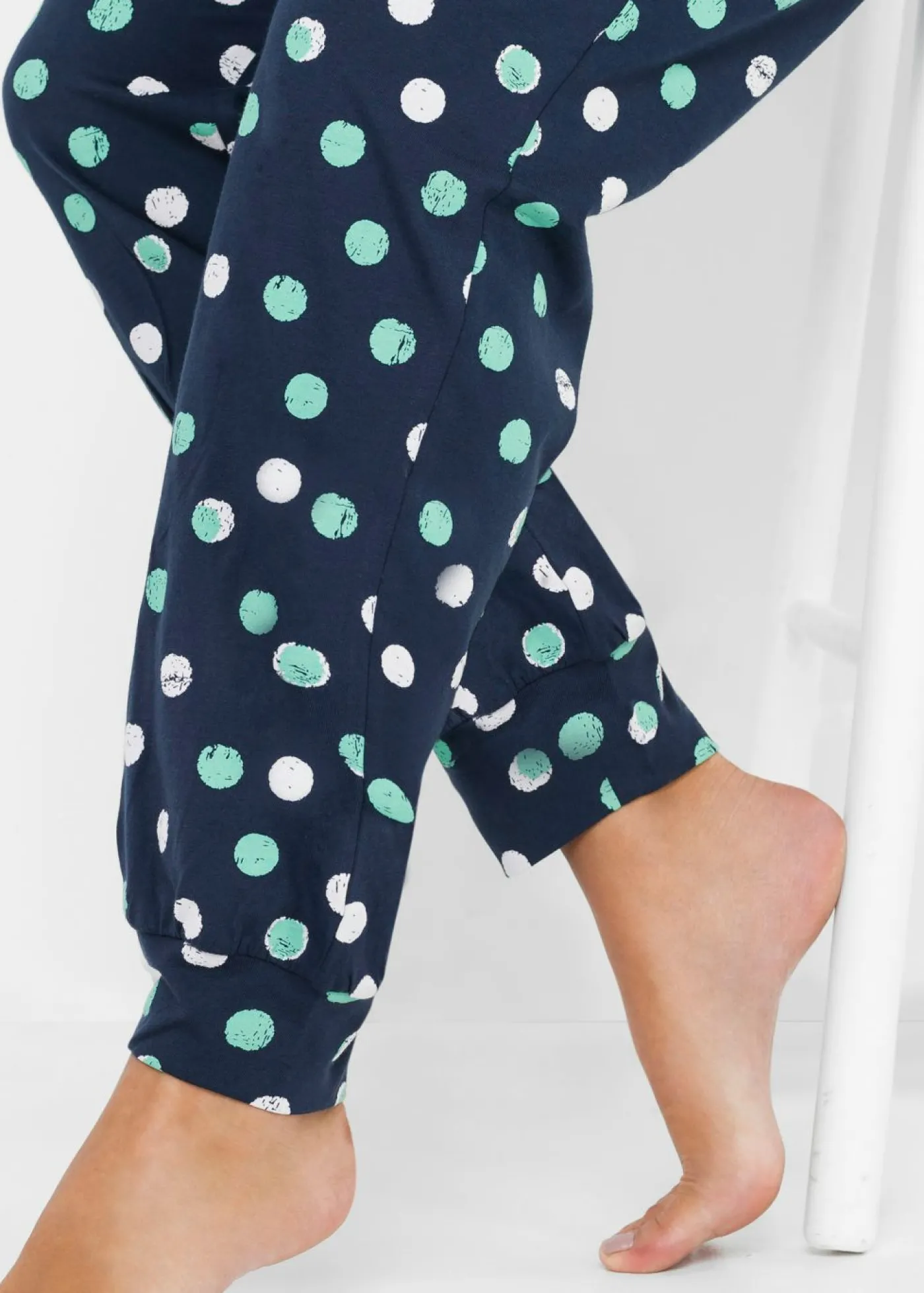 bonprix bonprix Pantalón de pijama Azul marino de lunares Clearance