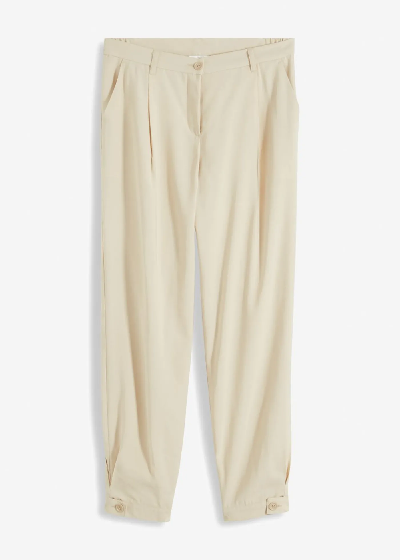 bonprix bonprix Pantalón de pinzas gris guijarro Hot