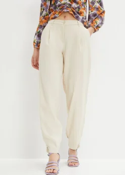bonprix bonprix Pantalón de pinzas gris guijarro Hot