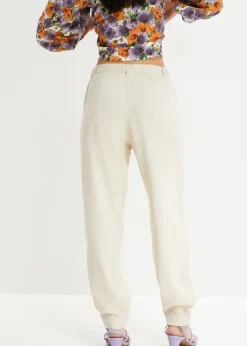 bonprix bonprix Pantalón de pinzas gris guijarro Hot