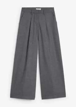 bonprix bonprix Pantalón de pinzas Antracita jaspeado Outlet
