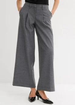 bonprix bonprix Pantalón de pinzas Antracita jaspeado Outlet