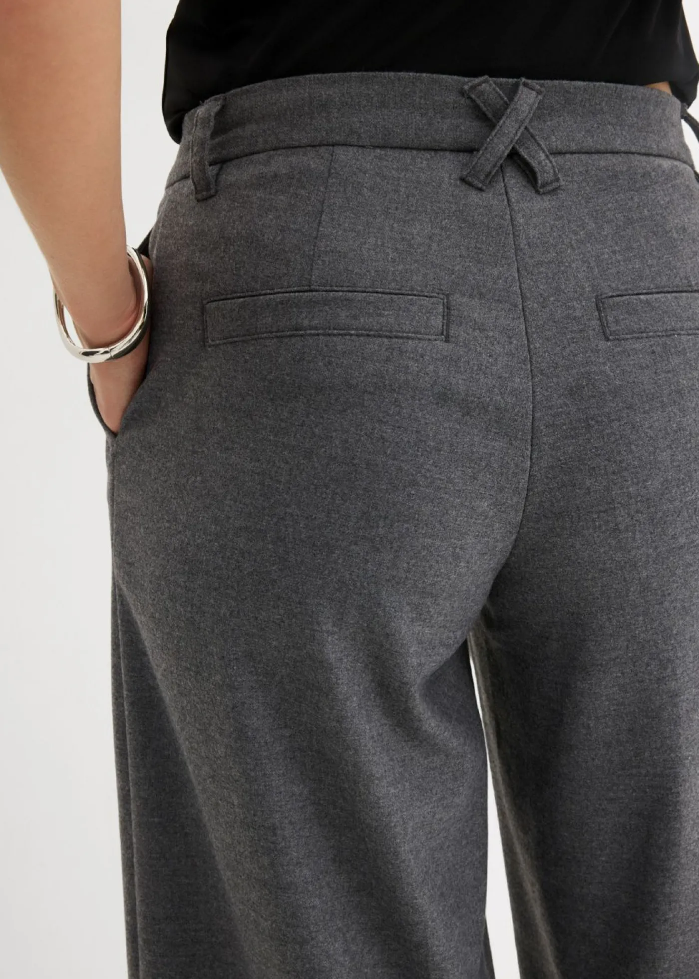 bonprix bonprix Pantalón de pinzas Antracita jaspeado Outlet