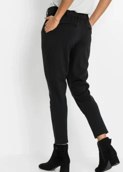 bonprix BODYFLIRT Pantalón de punto Negro Hot