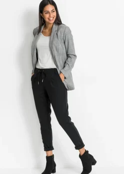 bonprix BODYFLIRT Pantalón de punto Negro Hot