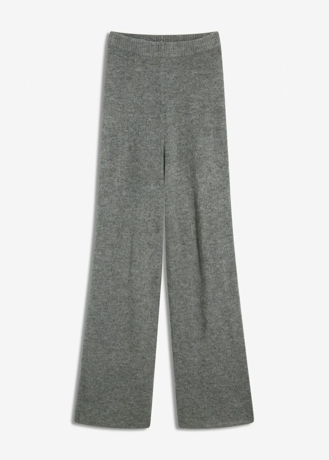 bonprix bonprix Pantalón de punto antracita jaspeado moteado