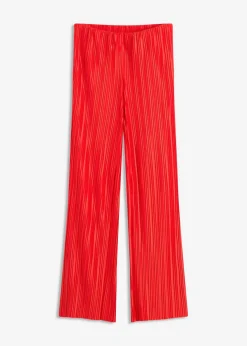 bonprix bonprix Pantalón de punto con plisado fresa Online