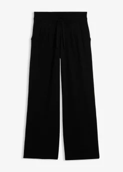 bonprix bonprix Pantalón de punto de mezcla de cachemir suave Negro Best