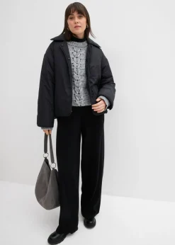 bonprix bonprix Pantalón de punto de mezcla de cachemir suave Negro Best