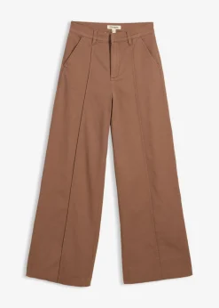 bonprix bonprix Pantalón de sarga Marrón castaño