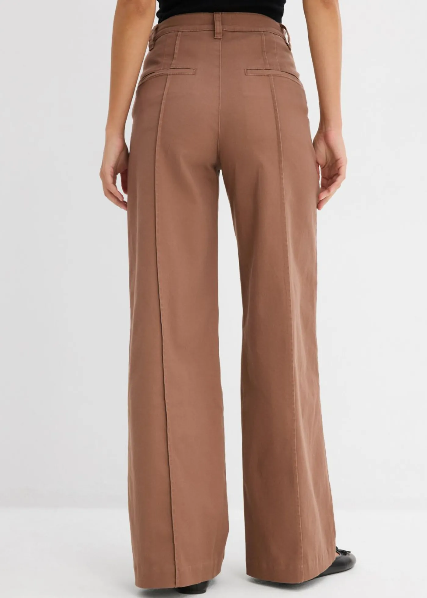 bonprix bonprix Pantalón de sarga Marrón castaño