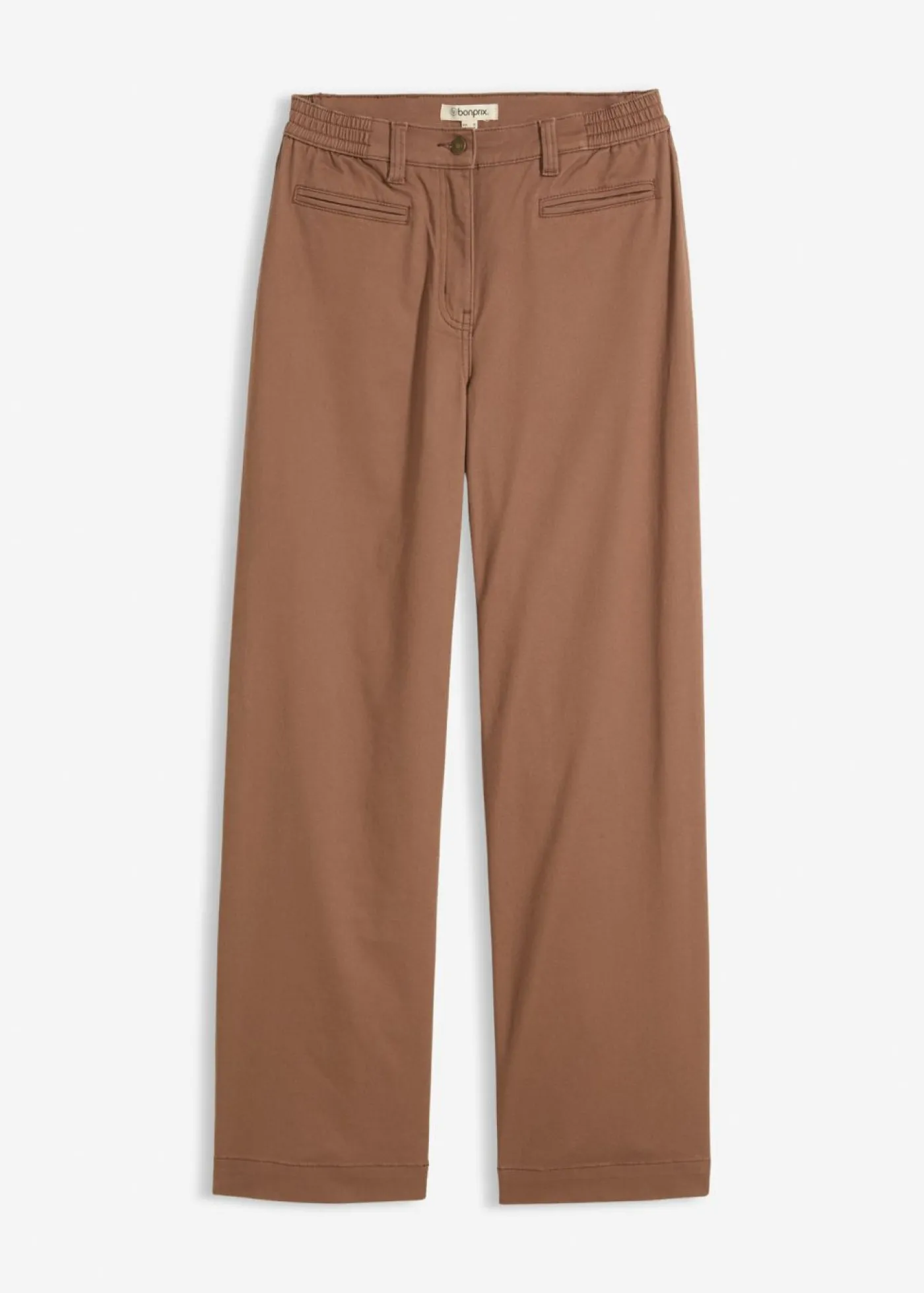 bonprix bonprix Pantalón de sarga Marrón castaño Clearance