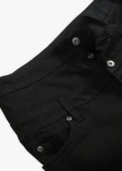 bonprix bonprix Pantalón de sarga elástica Negro