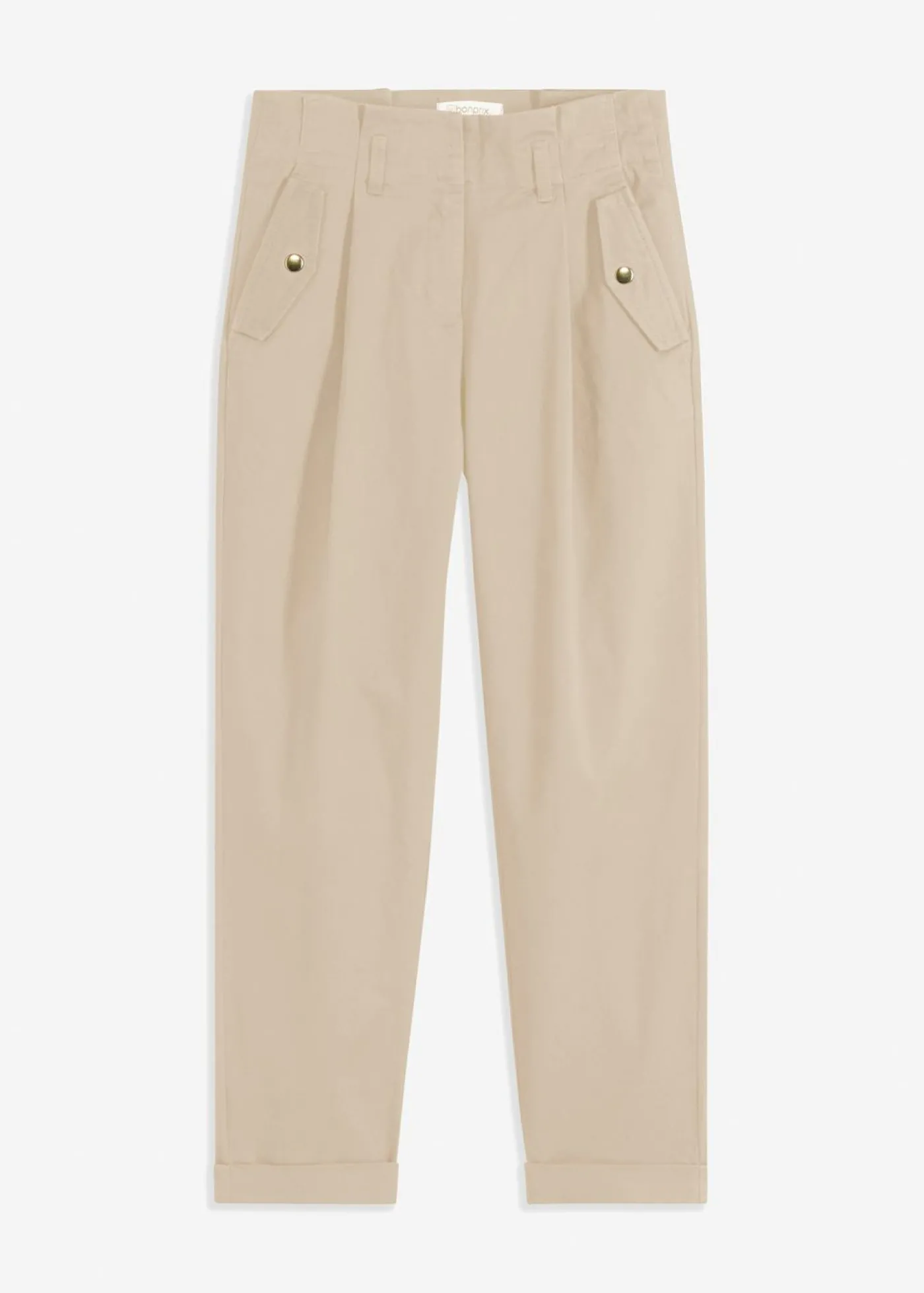 bonprix bonprix Pantalón de sarga tipo paperbag Arena Outlet