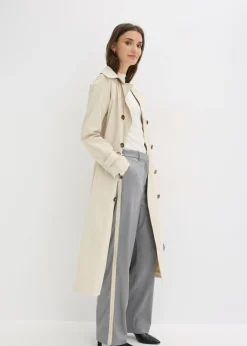 bonprix bonprix Pantalón de traje con cinturilla cómoda gris moteado Online