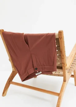 bonprix bonprix Pantalón de traje con pinzas marrón ahumado Discount