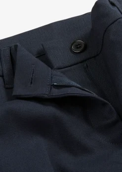 bonprix bonprix Pantalón de traje con pinzas Azul oscuro Sale