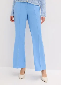 bonprix bonprix Pantalón de traje flared azul provenzal Discount