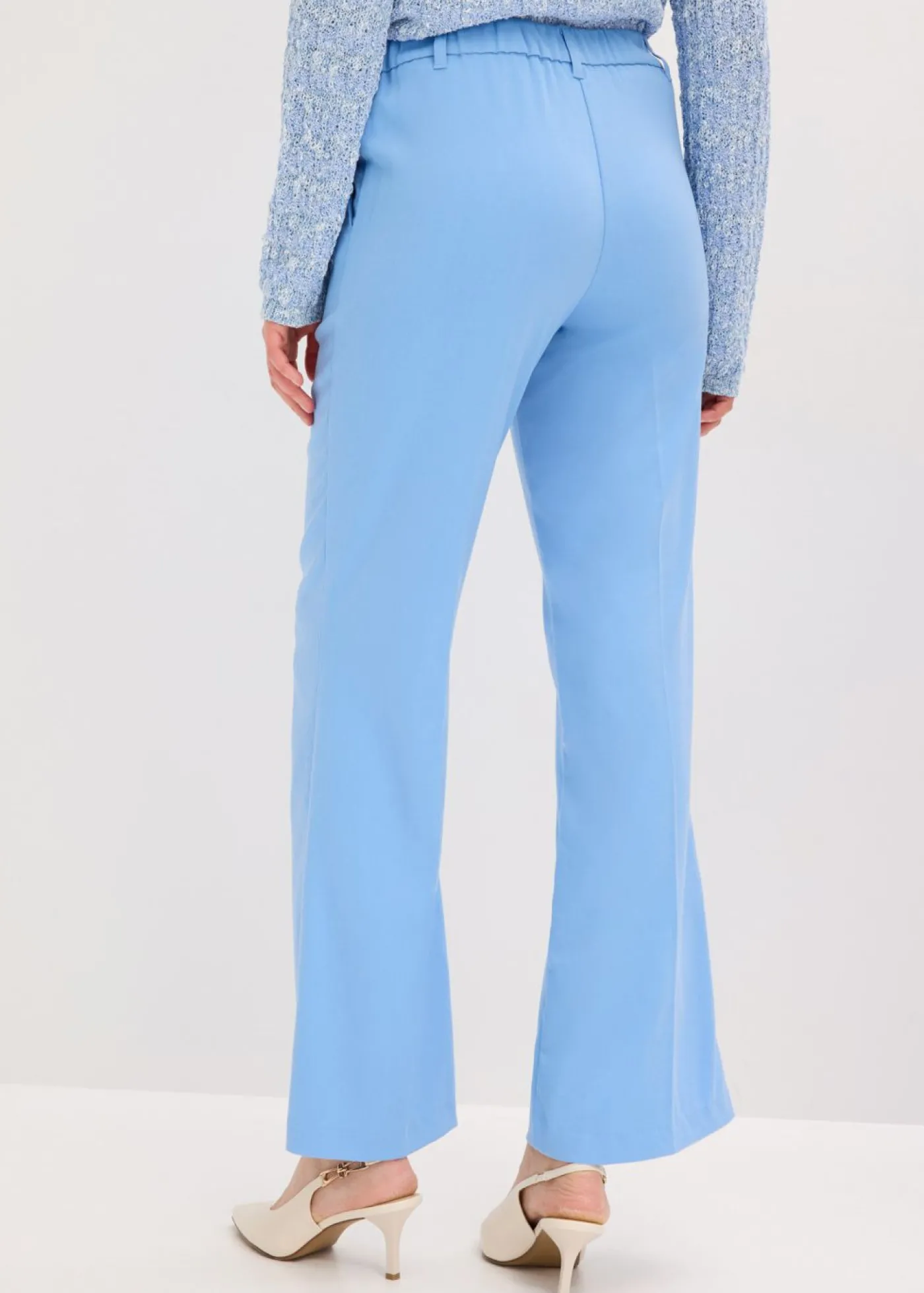 bonprix bonprix Pantalón de traje flared azul provenzal Discount
