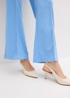 bonprix bonprix Pantalón de traje flared azul provenzal Discount