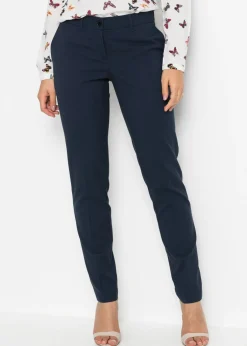 bonprix bonprix Pantalón de traje, petite Azul marino Discount