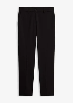 bonprix bonprix Pantalón de traje, petite Negro Discount