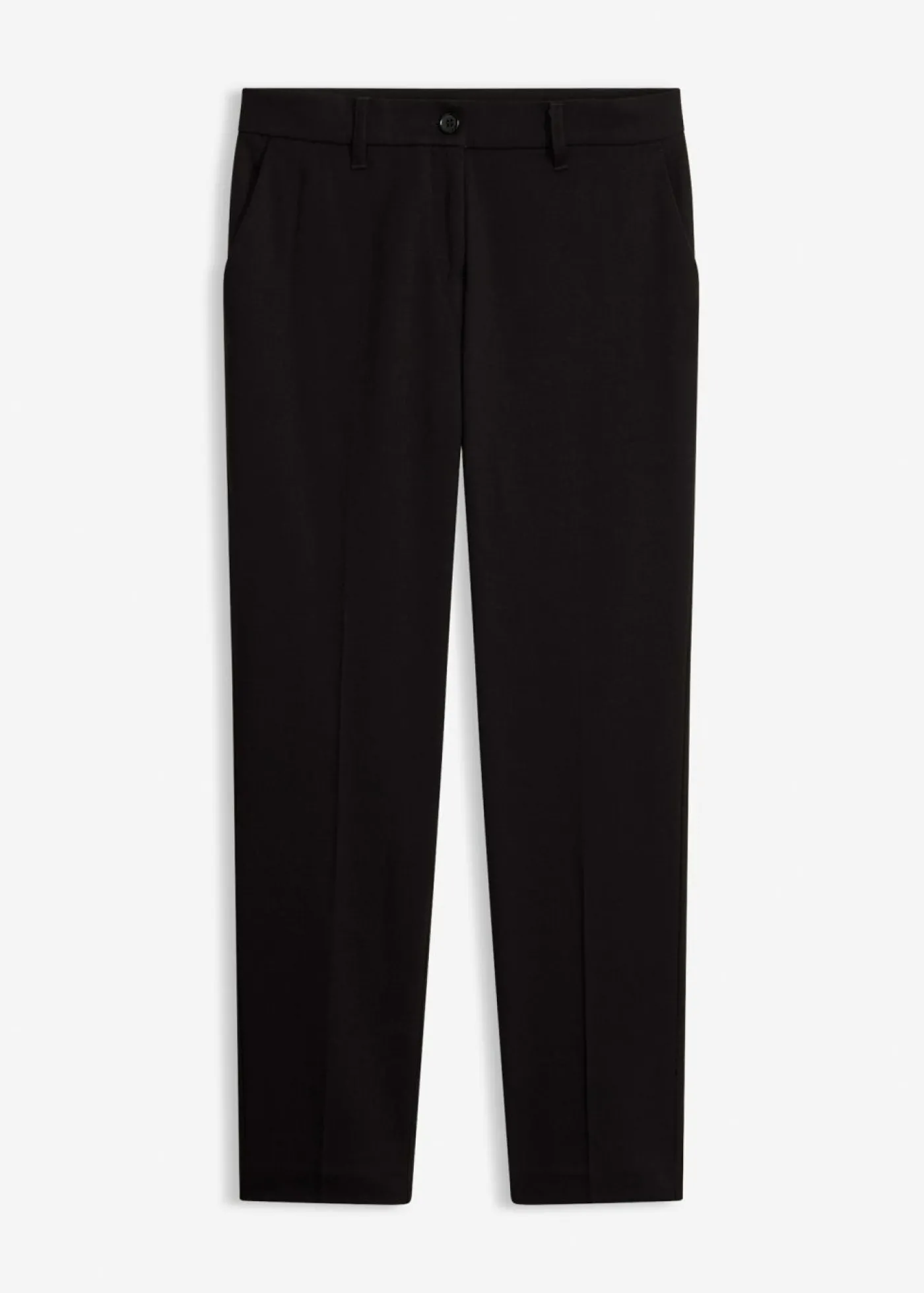 bonprix bonprix Pantalón de traje, petite Negro Discount