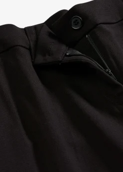 bonprix bonprix Pantalón de traje, petite Negro Discount
