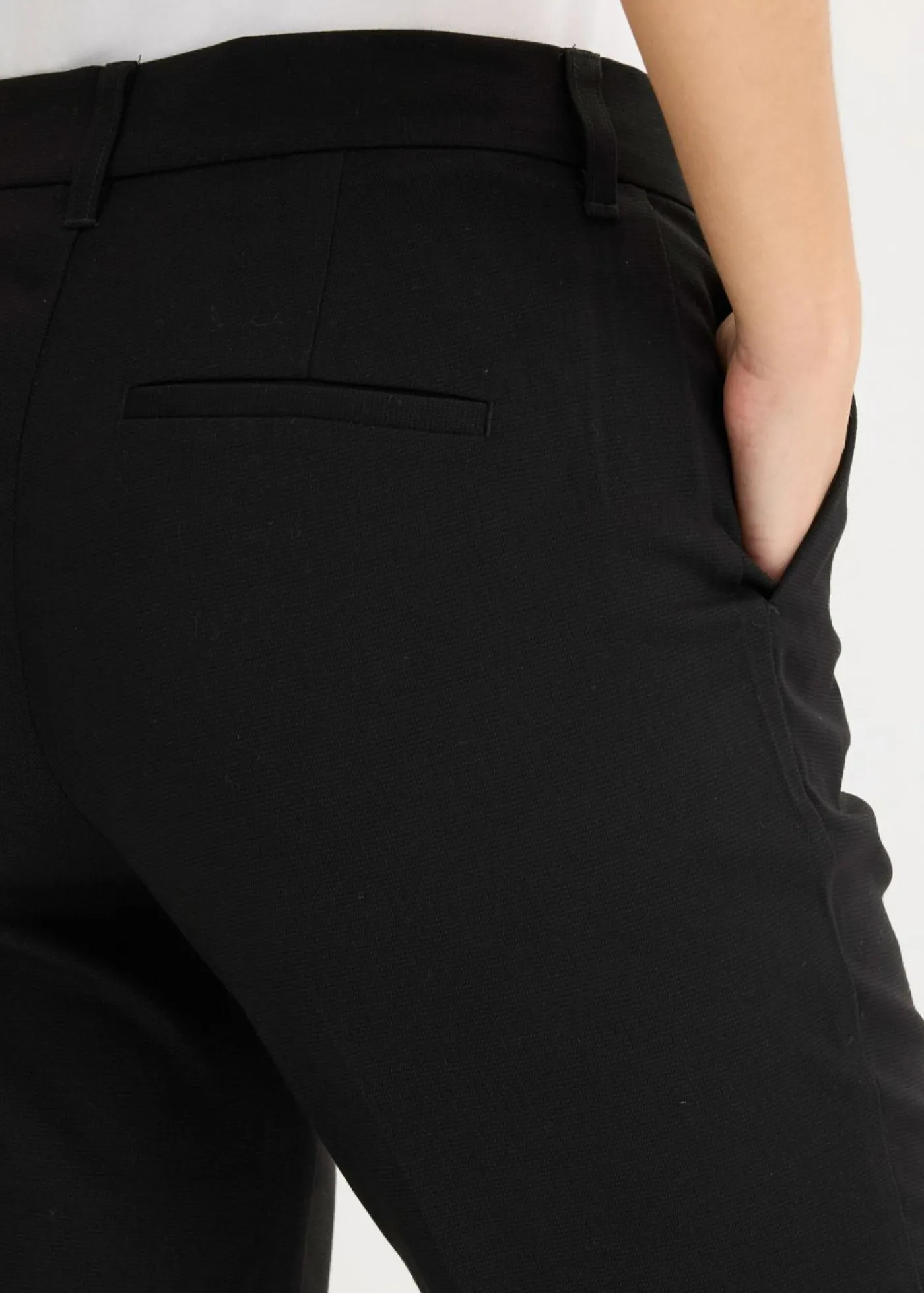 bonprix bonprix Pantalón de traje, petite Negro Discount