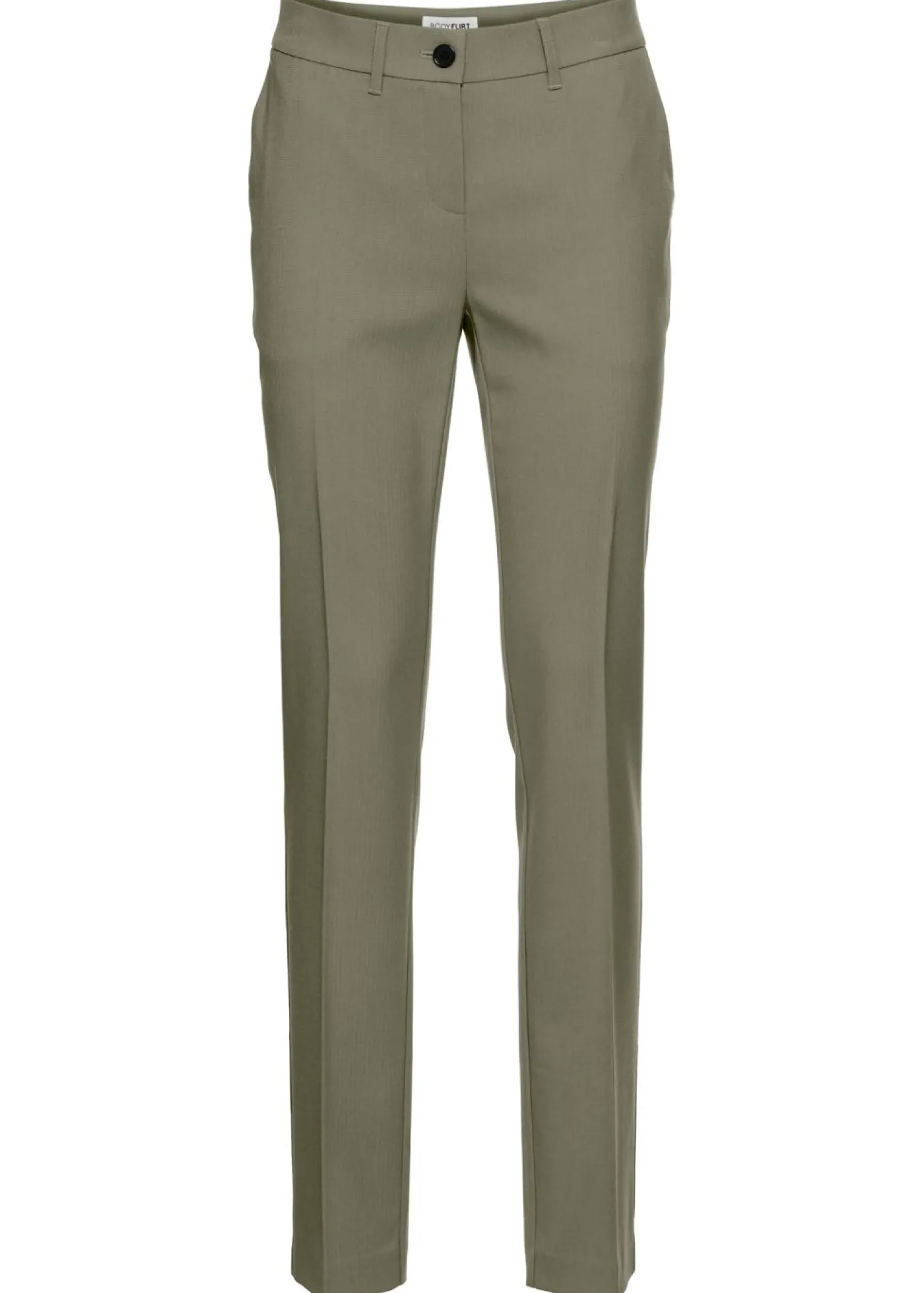bonprix bonprix Pantalón de traje, petite Verde oliva Discount