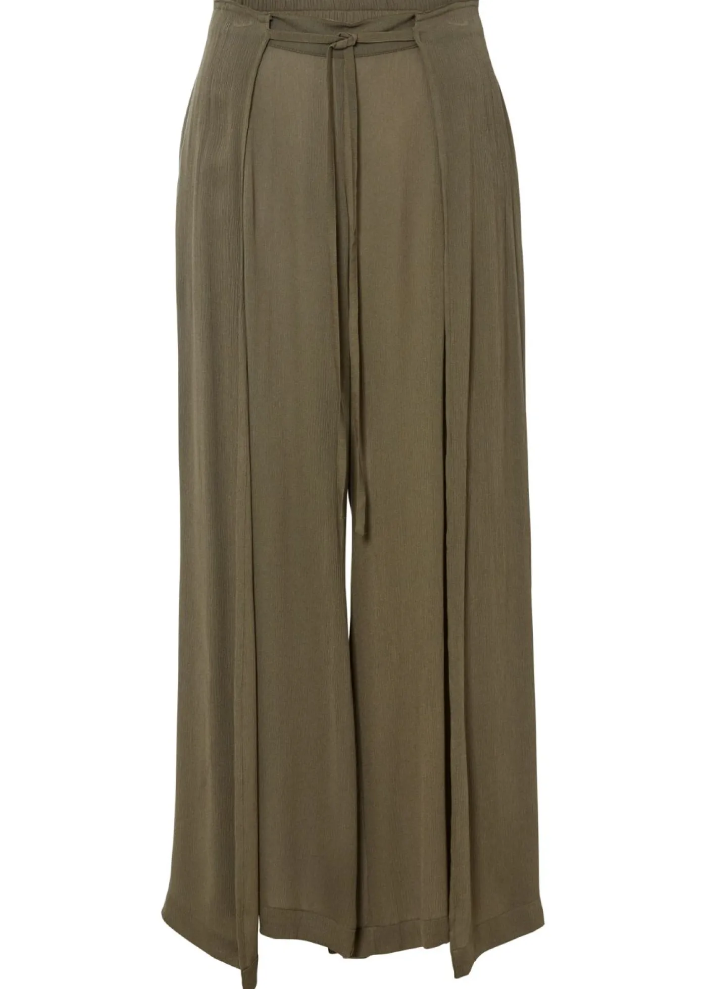 bonprix bonprix Pantalón de viscosa fluida Verde grisáceo Best