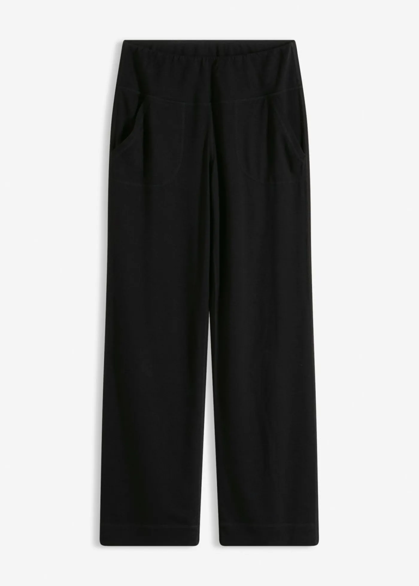 bonprix bonprix Pantalón deportivo con bolsillos y material de secado rápido Negro Clearance
