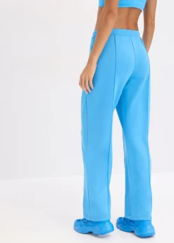 bonprix bonprix Pantalón deportivo con costuras decorativas azul brillante Outlet