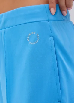 bonprix bonprix Pantalón deportivo con costuras decorativas azul brillante Outlet