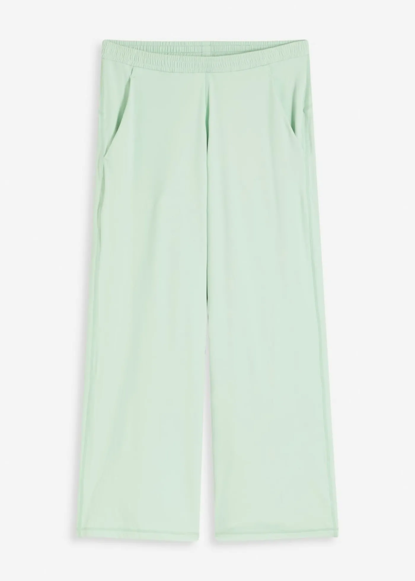 bonprix bonprix Pantalón deportivo con pernera ancha y material de secado rápido Verde pastel Best