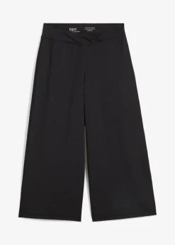 bonprix bonprix Pantalón deportivo hasta la pantorrilla de material de secado rápido Negro Sale