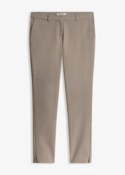 bonprix bonprix Pantalón elástico Marrón grisáceo Sale