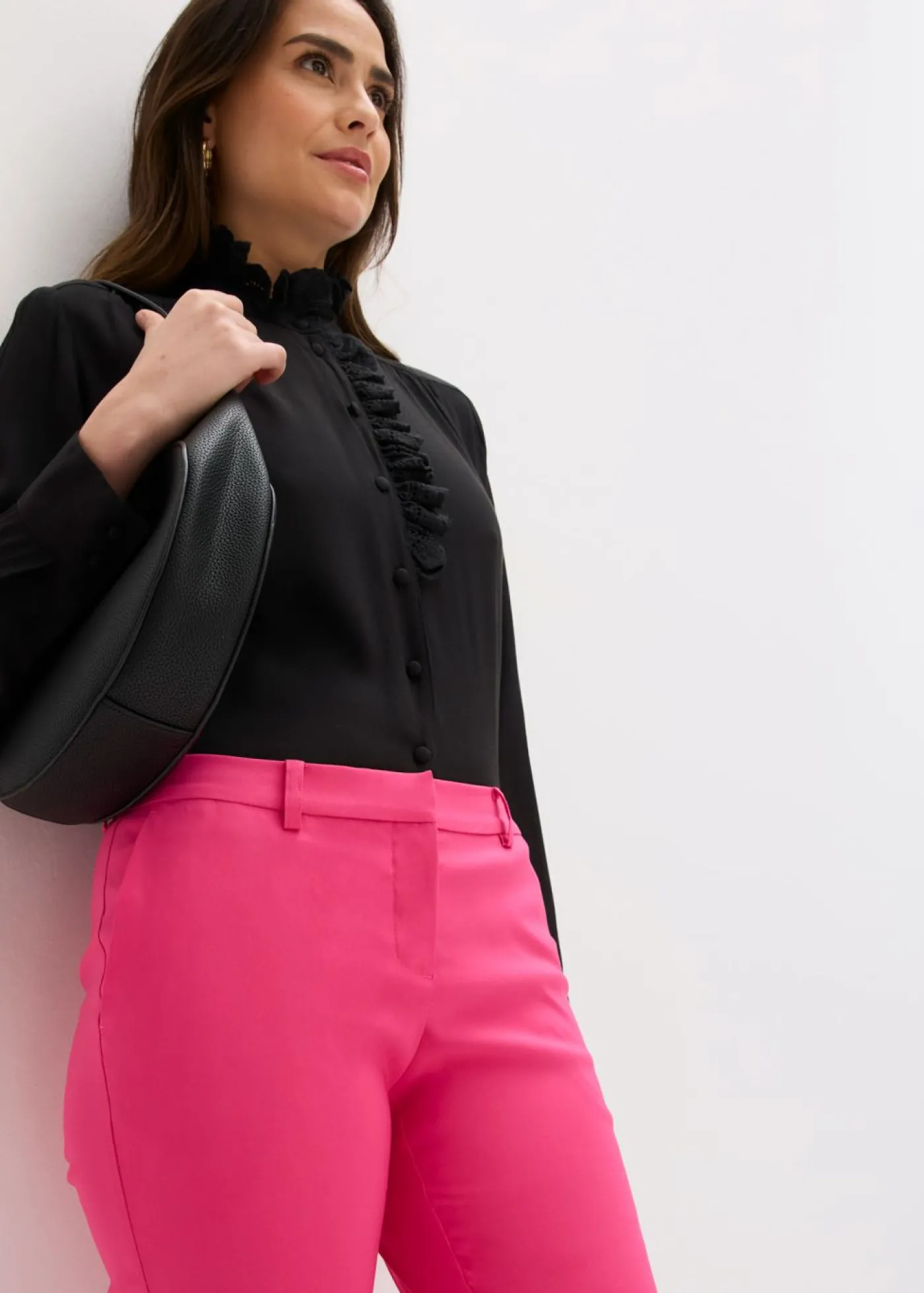 bonprix bonprix Pantalón elástico Pink lady Clearance