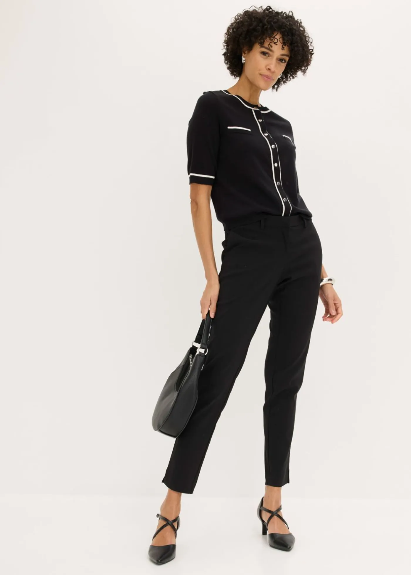 bonprix bonprix Pantalón elástico Negro Best