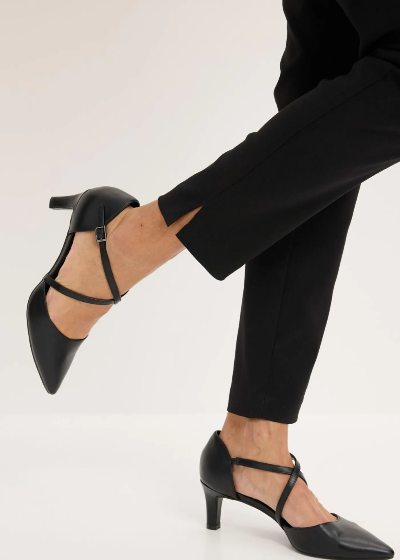 bonprix bonprix Pantalón elástico Negro Best