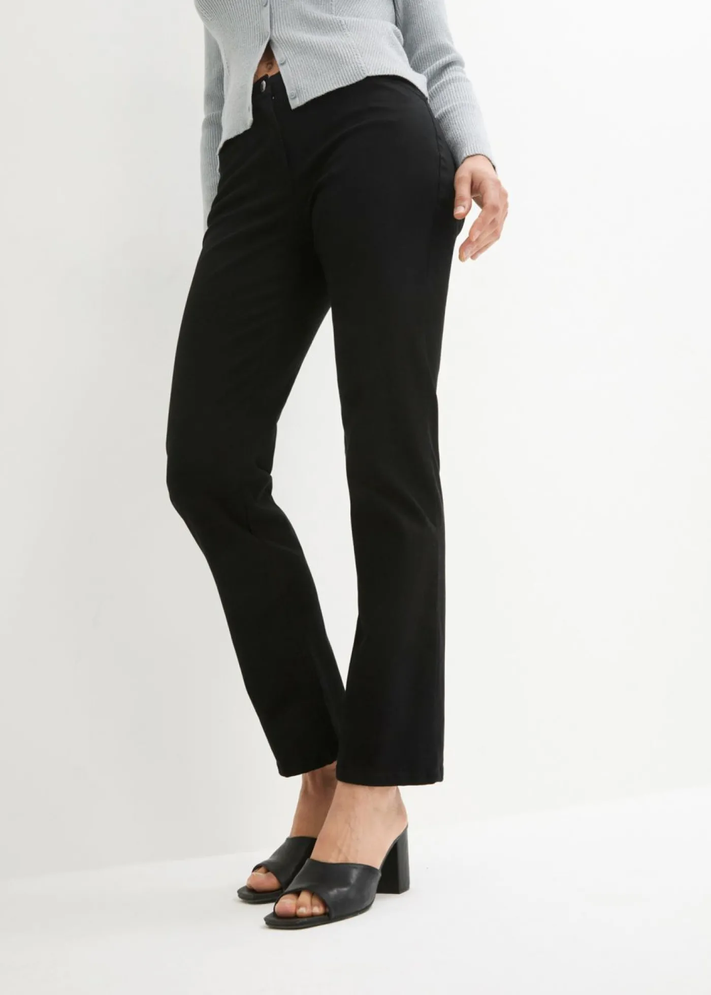bonprix bonprix Pantalón elástico Negro Online