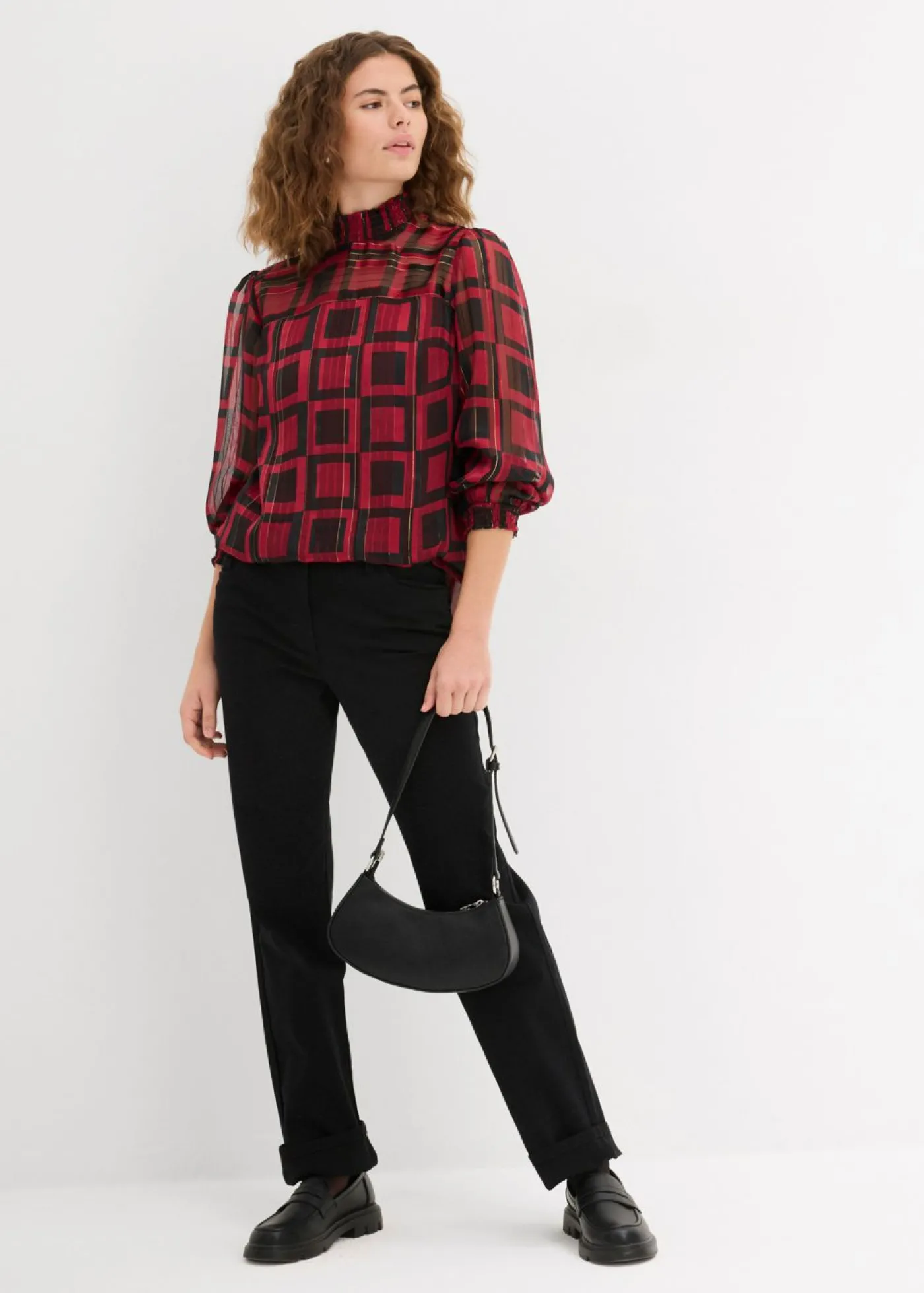 bonprix bonprix Pantalón elástico Negro Online