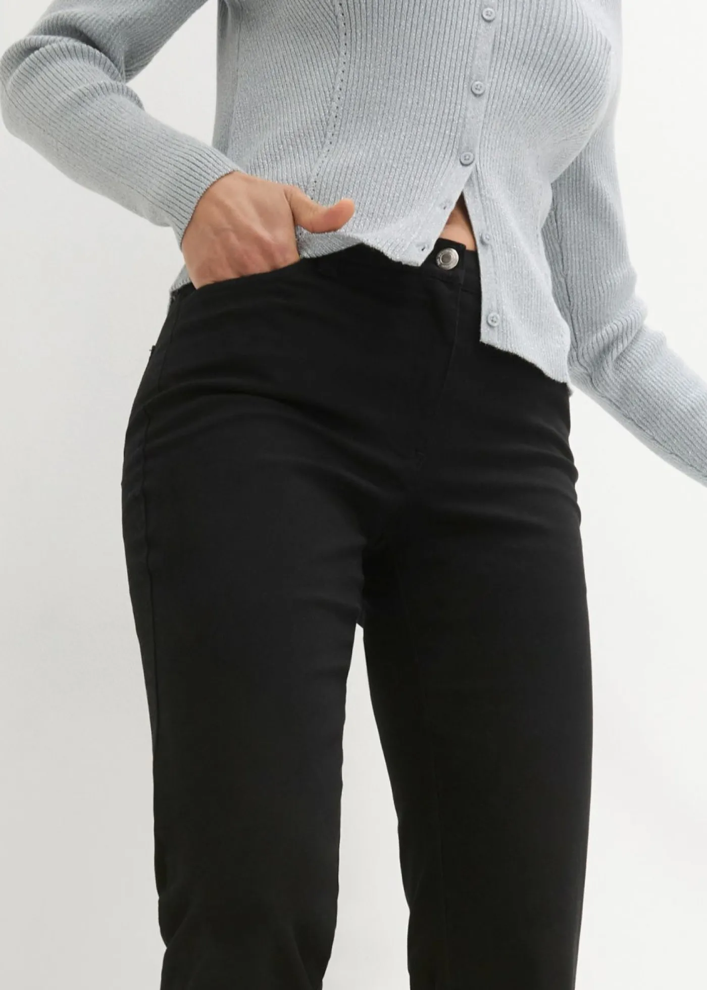bonprix bonprix Pantalón elástico Negro Online