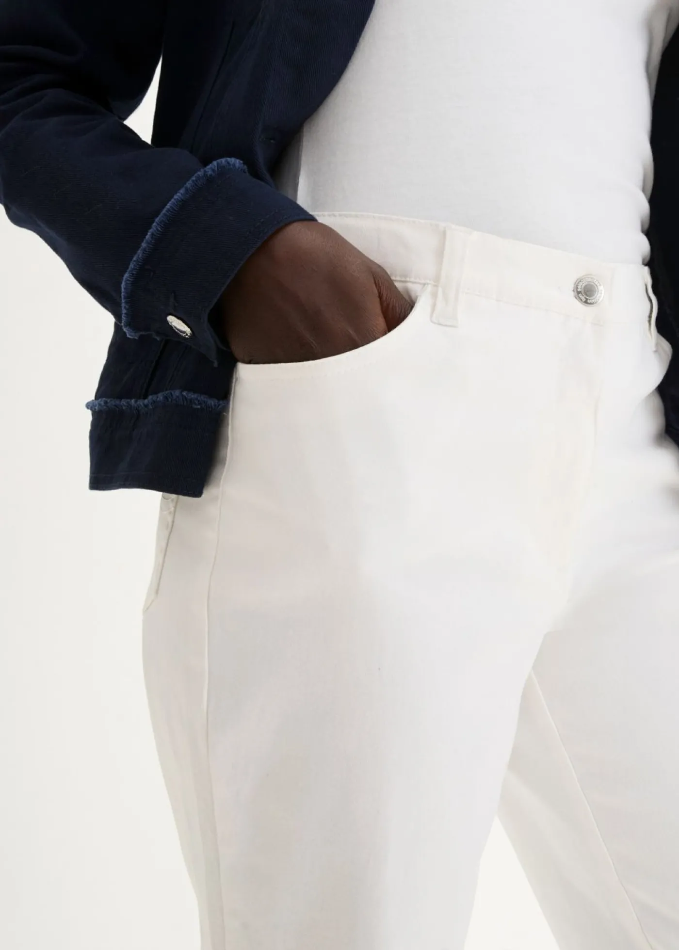 bonprix bonprix Pantalón elástico Blanco Sale