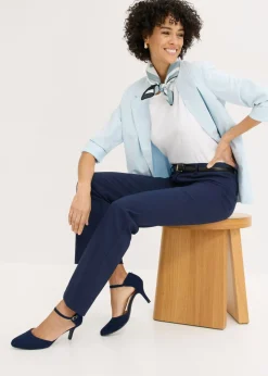 bonprix bonprix Pantalón elástico, bootcut Azul marino Best