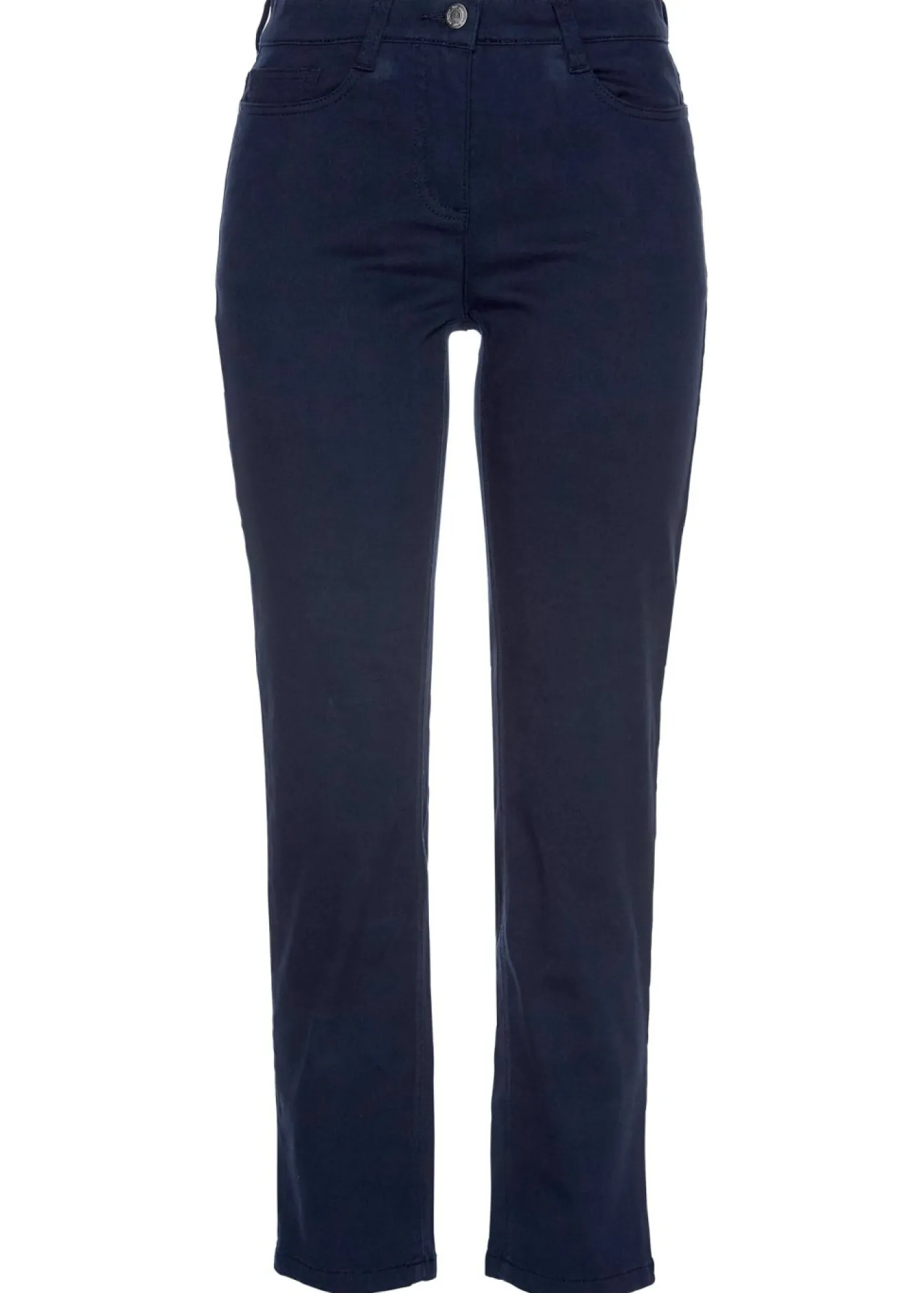bonprix bonprix Pantalón elástico capri Azul oscuro Outlet