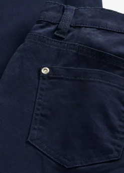bonprix bonprix Pantalón elástico capri Azul oscuro Outlet