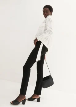 bonprix bonprix Pantalón elástico con cintura antideslizante Negro
