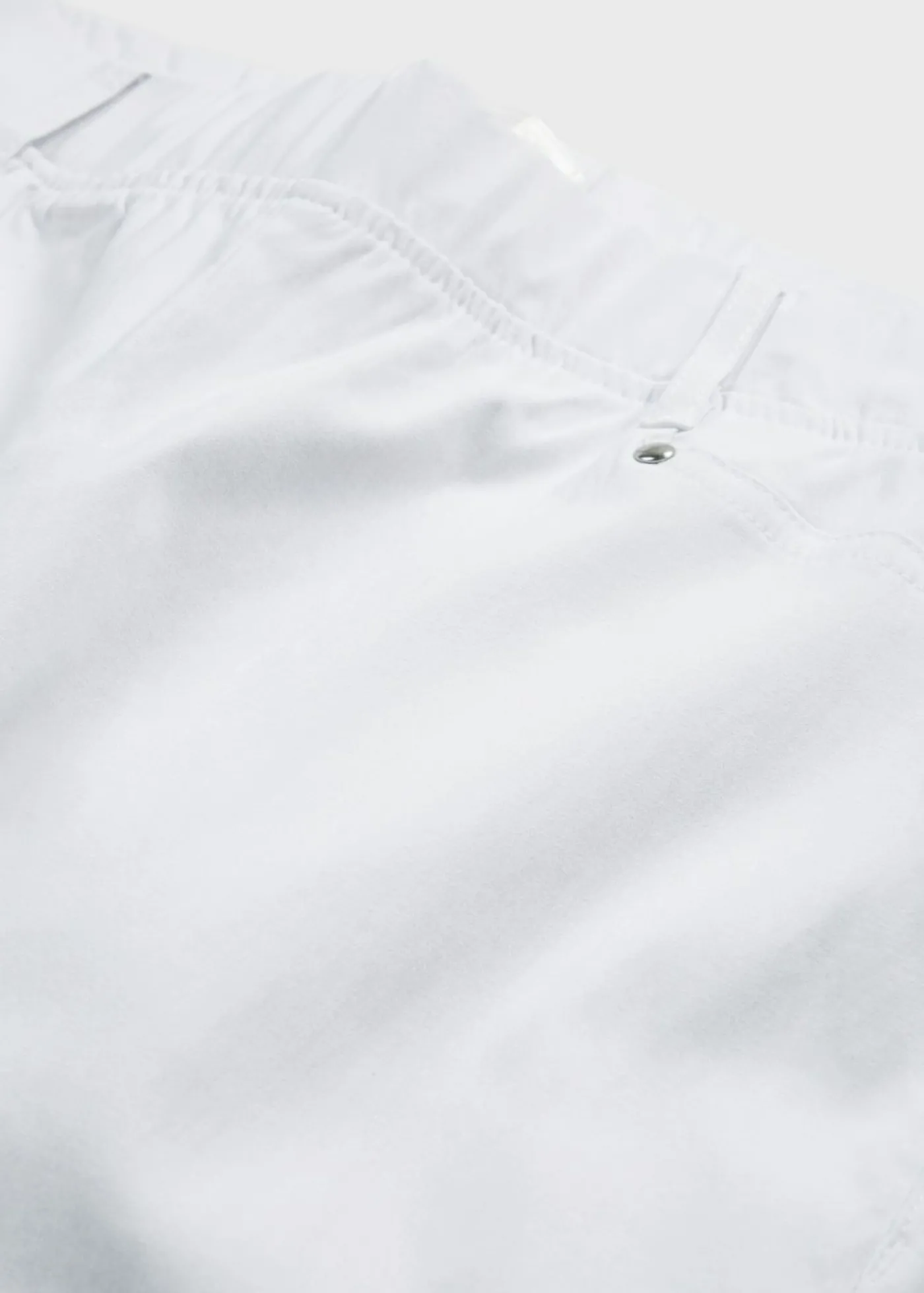 bonprix bonprix Pantalón elástico con cintura antideslizante Blanco Clearance